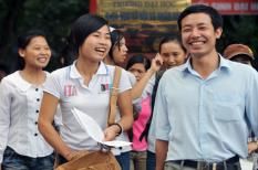 Thí sinh nhẹ tâm lý với đề thi cao đẳng